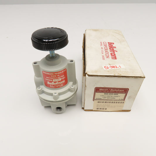 Marsh Bellofram 960-093-000 Pressure Regulator 3/8" NPT