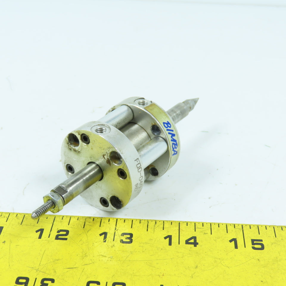 Bimba F0D-040.75-H Double-Acting Double-End Air Cylinder 3/4" Bore 3/4" Stroke