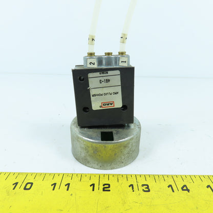 ARO Fluid Power 461-3 2-Position Pneumatic Circuitry Valve 2-Way 30-150PSI