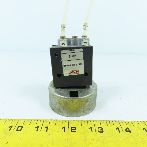 ARO Fluid Power 461-3 2-Position Pneumatic Circuitry Valve 2-Way 30-150PSI
