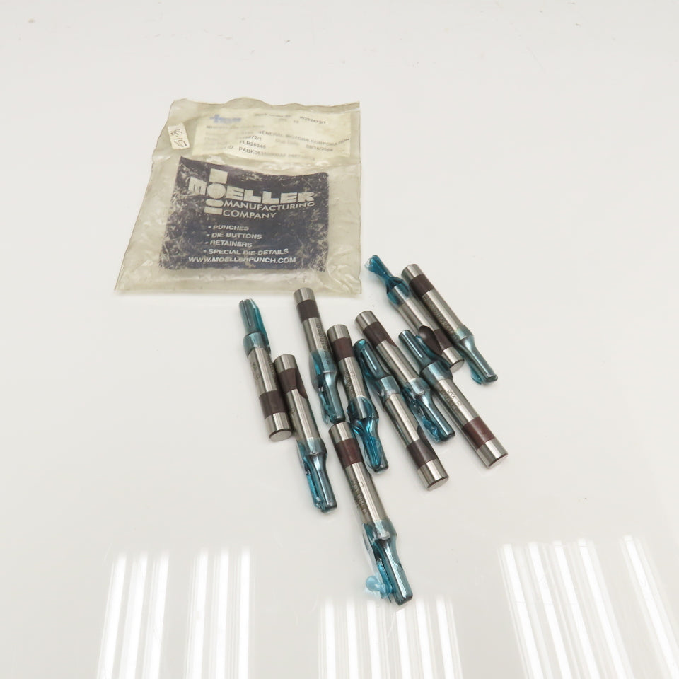 Moeller MHC013-090 P=6.3500 6.35mm (.2500) Round Ball Lock Punch Lot Of 10