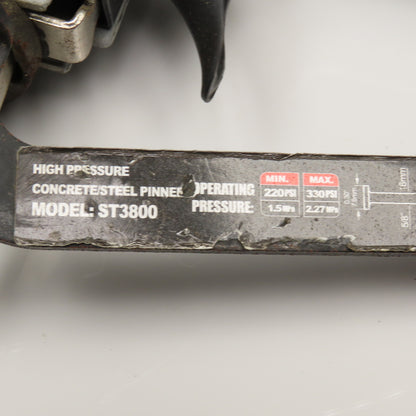 Aerosmith ST3800 High Pressure Pneumatic Concrete Steel Single Shot Pinner