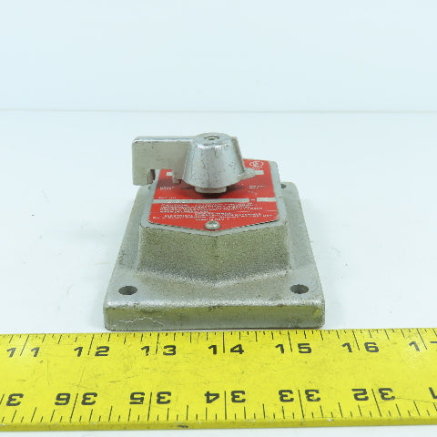 Crouse Hinds DSD923 Control Selector Assembly Cover For Hazardous Locations