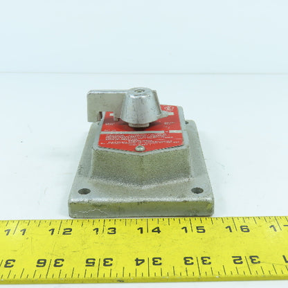 Crouse Hinds DSD923 Control Selector Assembly Cover For Hazardous Locations