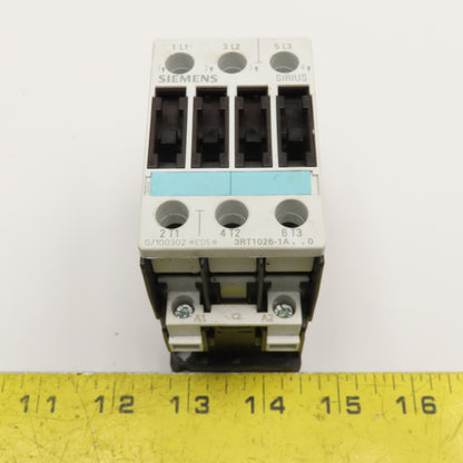 Siemens 3RT1026-1AC20 35A 600V 20Hp Max Contactor Relay 24V AC 50/60Hz Coil