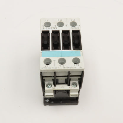 Siemens 3RT1026-1AC20 35A 600V 20Hp Max Contactor Relay 24V AC 50/60Hz Coil