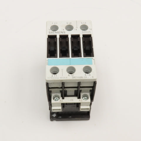 Siemens 3RT1026-1AC20 35A 600V 20Hp Max Contactor Relay 24V AC 50/60Hz Coil