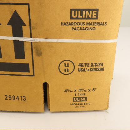 Uline S-7449 1 x 1 Quart Paint Can Shippers 4-5/16 x 4-5/16 x 5" Lot Of 20