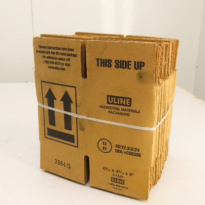 Uline S-7449 1 x 1 Quart Paint Can Shippers 4-5/16 x 4-5/16 x 5" Lot Of 20