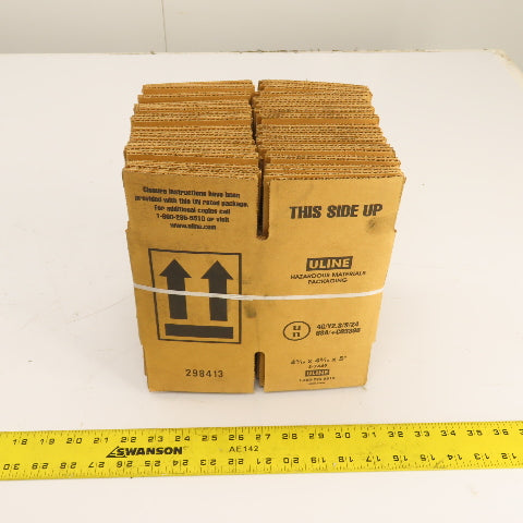 Uline S-7449 1 x 1 Quart Paint Can Shippers 4-5/16 x 4-5/16 x 5" Lot Of 20