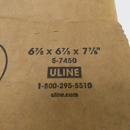 Uline S-7450 1 x 1 Gallon Paint Can Shippers 6-7/8 x 6-7/8 x 7-7/8" Lot Of 19