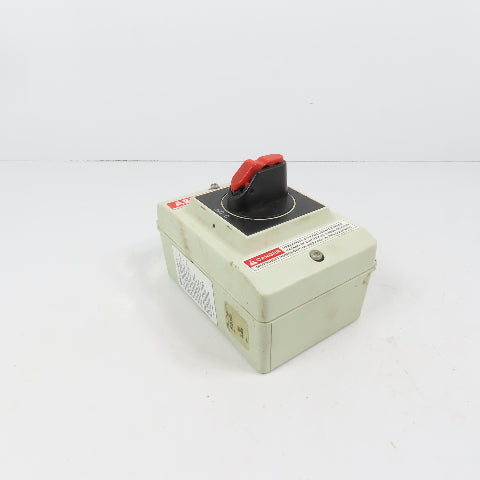 ABB NF16E-3PBJA 16A Motor Safety Disconnect Switch 600VAC 3-Pole 10HP