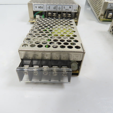 Mean Well S-100F-24 24V 12V 5V Misc DC Power Supply's 120/240VAC Input Lot/4