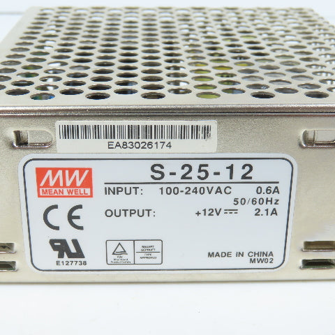 Mean Well S-100F-24 24V 12V 5V Misc DC Power Supply's 120/240VAC Input Lot/4