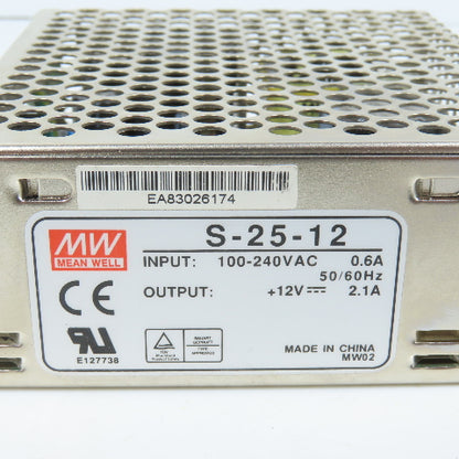 Mean Well S-100F-24 24V 12V 5V Misc DC Power Supply's 120/240VAC Input Lot/4