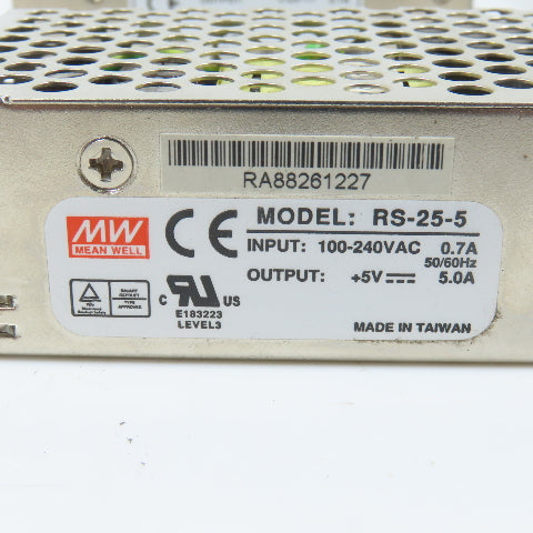 Mean Well S-100F-24 24V 12V 5V Misc DC Power Supply's 120/240VAC Input Lot/4