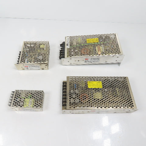 Mean Well S-100F-24 24V 12V 5V Misc DC Power Supply's 120/240VAC Input Lot/4