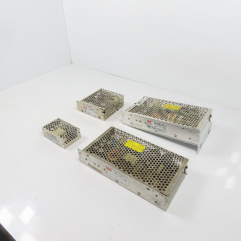 Mean Well S-100F-24 24V 12V 5V Misc DC Power Supply's 120/240VAC Input Lot/4