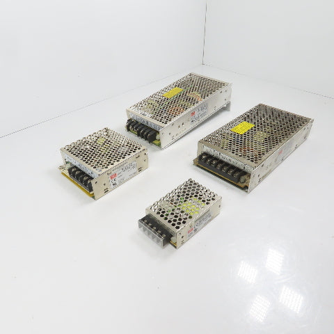 Mean Well S-100F-24 24V 12V 5V Misc DC Power Supply's 120/240VAC Input Lot/4
