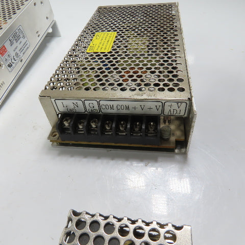 Mean Well S-100F-24 24V 12V 5V Misc DC Power Supply's 120/240VAC Input Lot/4