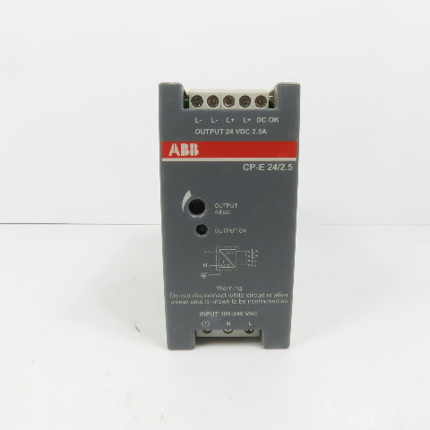 ABB CP-E 24/2.5 24V 2.5A DC Switch Mode Power Supply 100-240VAC Input