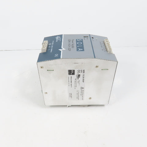 Sola SDN 10-24-100P 24VDC 10A Rail Mount Power Supply 115/230VAC Input