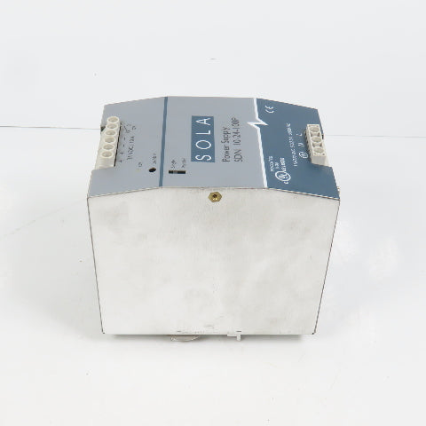 Sola SDN 10-24-100P 24VDC 10A Rail Mount Power Supply 115/230VAC Input