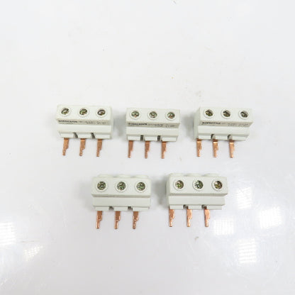 Siemens 3RV1915-5A 3-Phase Supply Terminal Busbar 63A 690V For S0 & S00 Lot/5