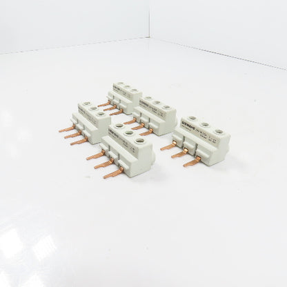 Siemens 3RV1915-5A 3-Phase Supply Terminal Busbar 63A 690V For S0 & S00 Lot/5