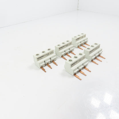 Siemens 3RV1915-5A 3-Phase Supply Terminal Busbar 63A 690V For S0 & S00 Lot/5