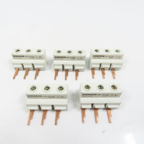 Siemens 3RV1915-5A 3-Phase Supply Terminal Busbar 63A 690V For S0 & S00 Lot/5