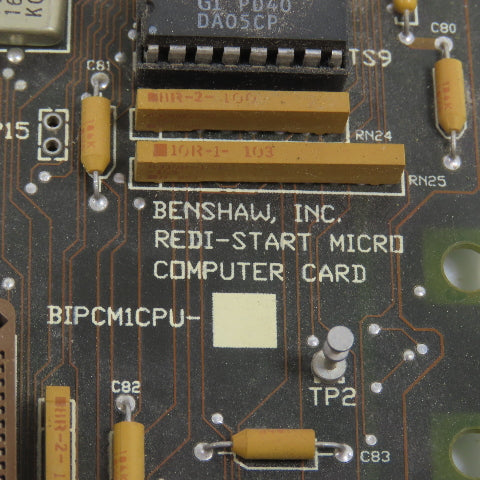 Benshaw BIPCM1CPU BIPCM1CPV Redi-Start Micro Computer Card PC-1351 Rev 2