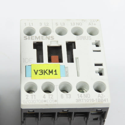Siemens 3RT1016-1BB41 Sirius 10E Power Contactor 24VDC Coil Lot Of 3