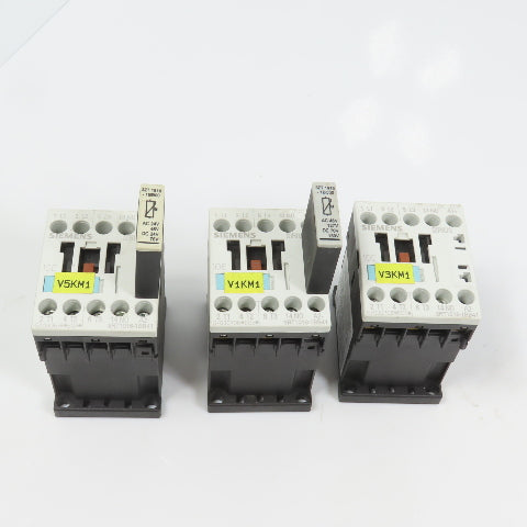 Siemens 3RT1016-1BB41 Sirius 10E Power Contactor 24VDC Coil Lot Of 3