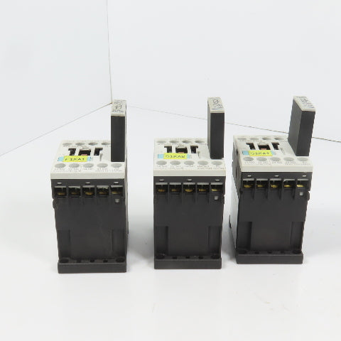 Siemens 3RH1131-1AF00 Sirius 31E Power Contactor 110V Coil Lot Of 3