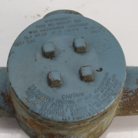 O-Z Gedney Type GU 4-Way Outlet Box Body For Hazardous Locations Nema 4