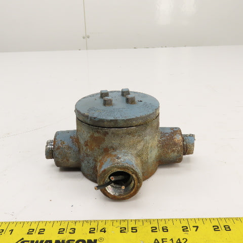 O-Z Gedney Type GU 4-Way Outlet Box Body For Hazardous Locations Nema 4