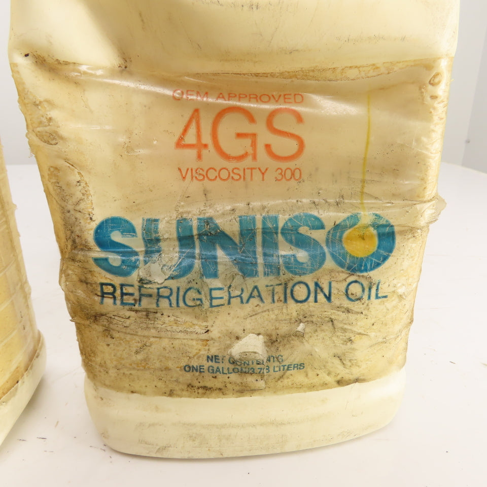 Suniso 4GS L319 Refrigeration Oil Viscosity 300 SUS (ISO 68) Lot Of 3