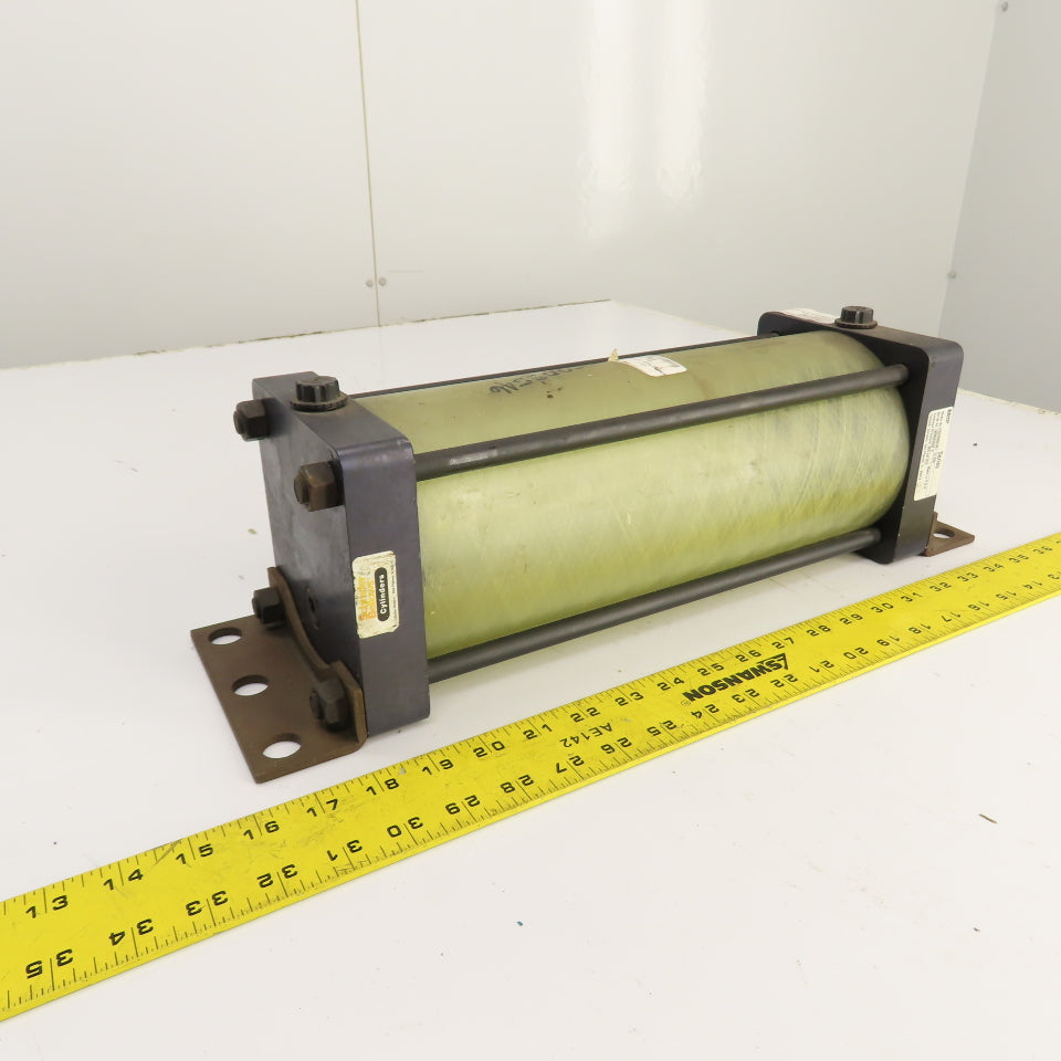 Schrader F02FNN01N112.00 Air Over Oil Tank Reservoir 5.25" Diameter x 12.5" Long