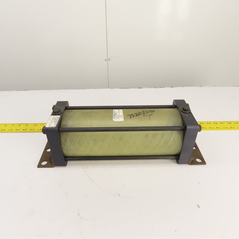 Schrader F02FNN01N112.00 Air Over Oil Tank Reservoir 5.25" Diameter x 12.5" Long