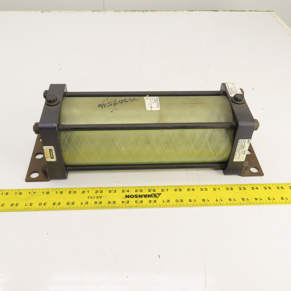 Schrader F02FNN01N112.00 Air Over Oil Tank Reservoir 5.25" Diameter x 12.5" Long