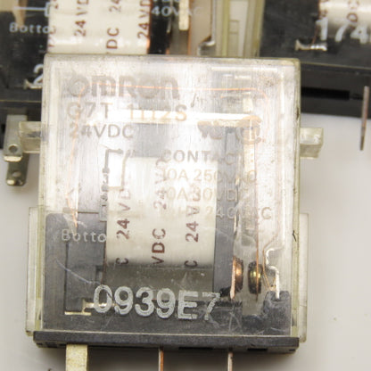 Omron G7T-1112S 240V General Purpose Plug In Relay 24VDC Coil Lot Of 10