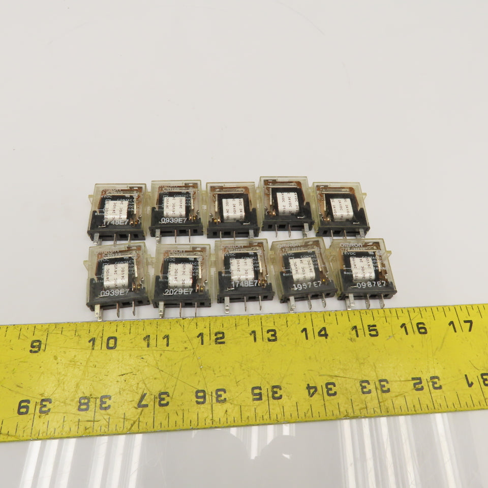 Omron G7T-1112S 240V General Purpose Plug In Relay 24VDC Coil Lot Of 10