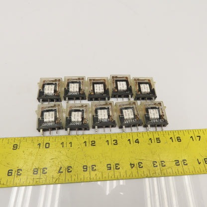 Omron G7T-1112S 240V General Purpose Plug In Relay 24VDC Coil Lot Of 10