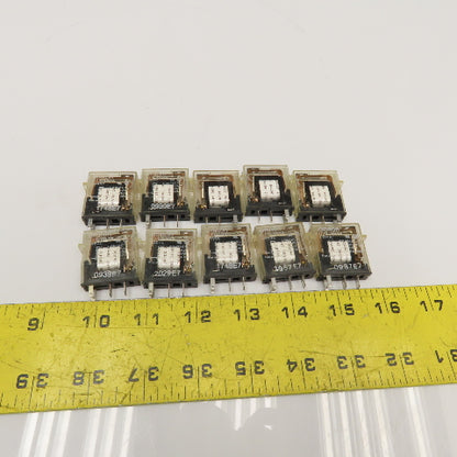 Omron G7T-1112S 240V General Purpose Plug In Relay 24VDC Coil Lot Of 10