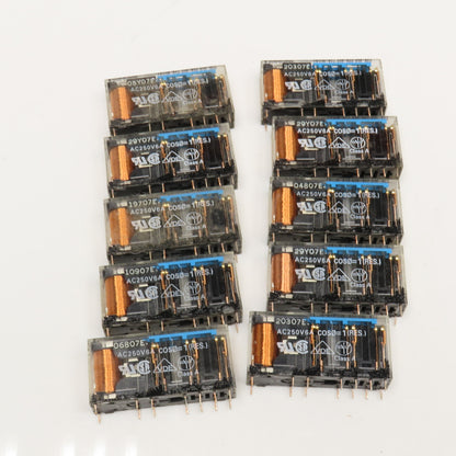Omron G7SA-5A1B 250V General Purpose Plug In Relay 24VDC Coil Lot Of 10