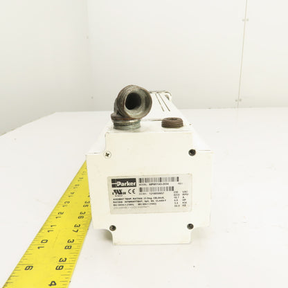 Parker MPM1143-2034 4.6HP 3.4kW Servo Motor 4200RPM 230VAC 18.7A 1.25" Shaft