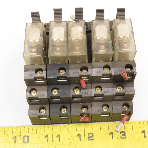Allen Bradley 700-HK36Z24 240V General Purpose Plug In Relay 24VDC Coil Lot Of 5