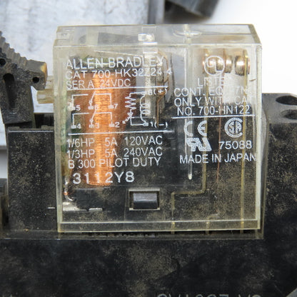 Allen Bradley 700-HK32Z24-4 240V General Purpose Plug In Relay 24VDC Coil Lot/5