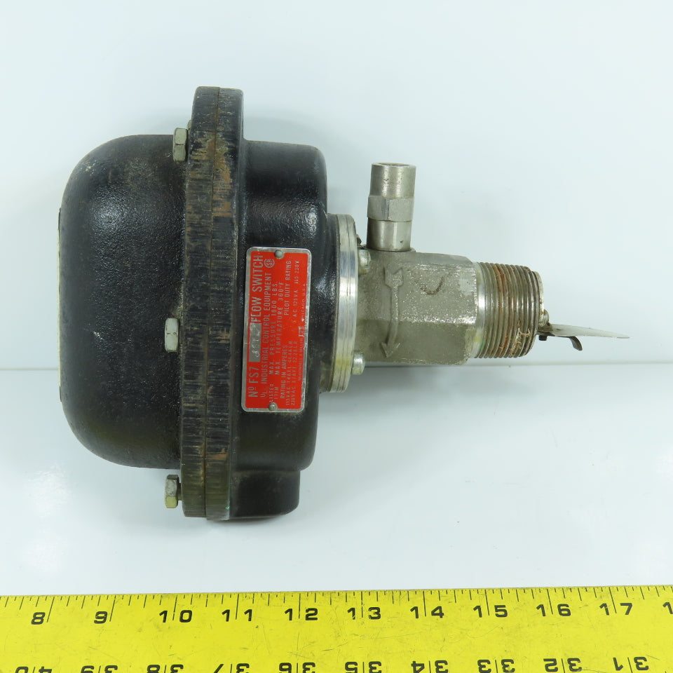McDonnell & Miller FS7-4SV Flow Switch 115/230VAC 1000PSI Max 1-1/4" NPT